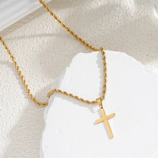 New Cross Pendant Necklace for Men & Women