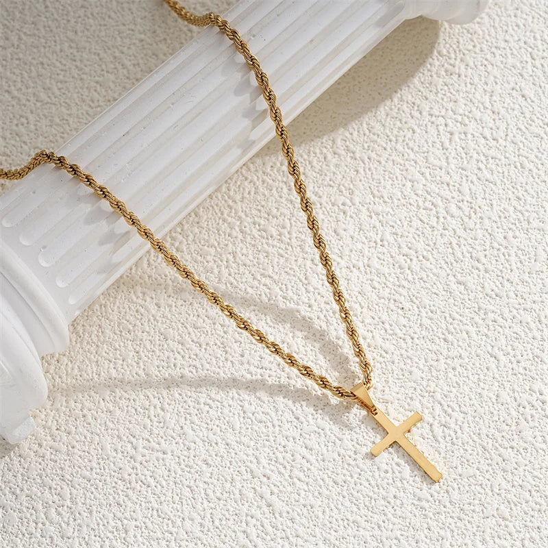 New Cross Pendant Necklace for Men & Women