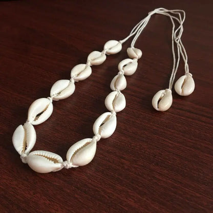 Boho Beach Bohemian Shell Choker Necklaces For Women