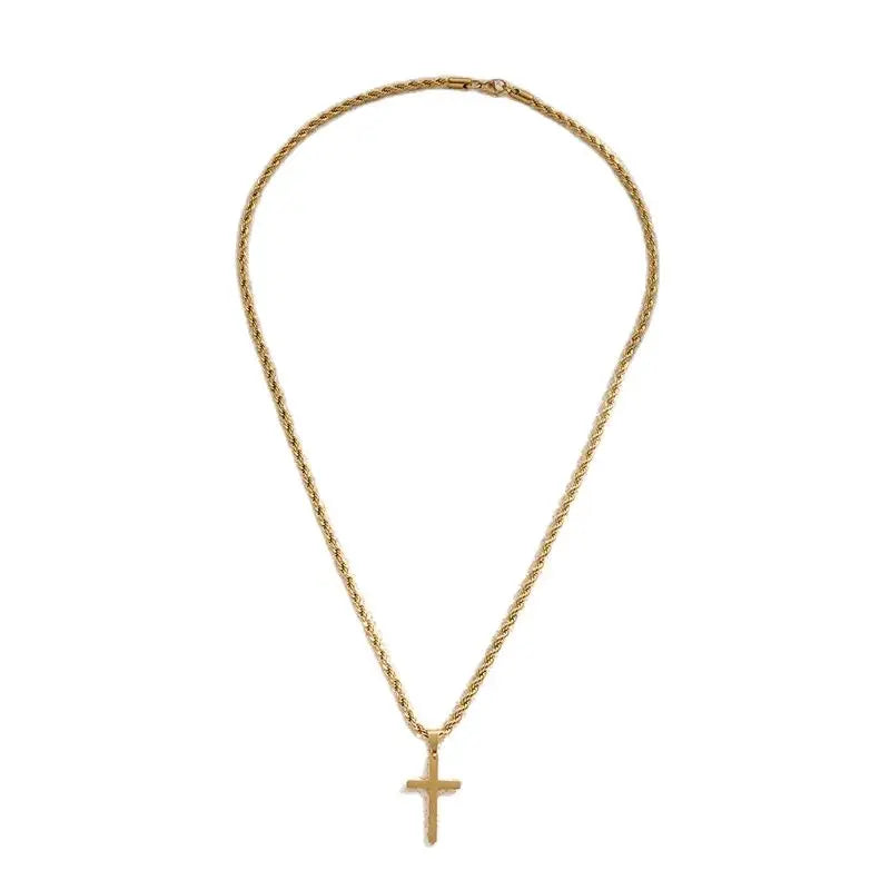New Cross Pendant Necklace for Men & Women