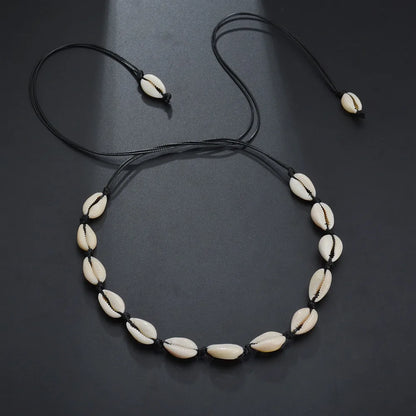 Boho Beach Bohemian Shell Choker Necklaces For Women