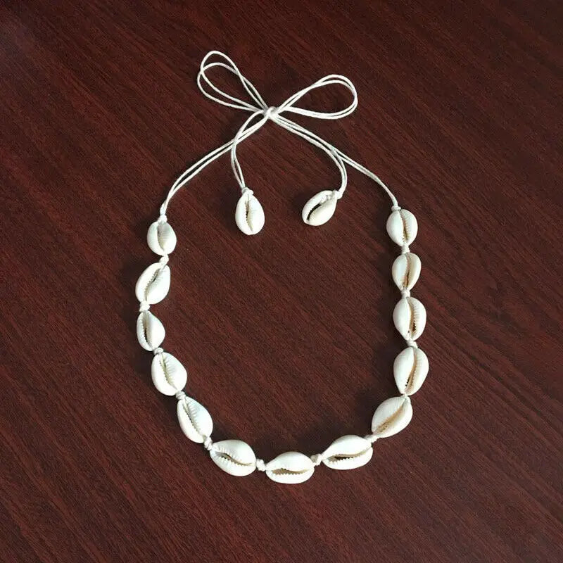 Boho Beach Bohemian Shell Choker Necklaces For Women