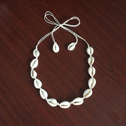 Boho Beach Bohemian Shell Choker Necklaces For Women