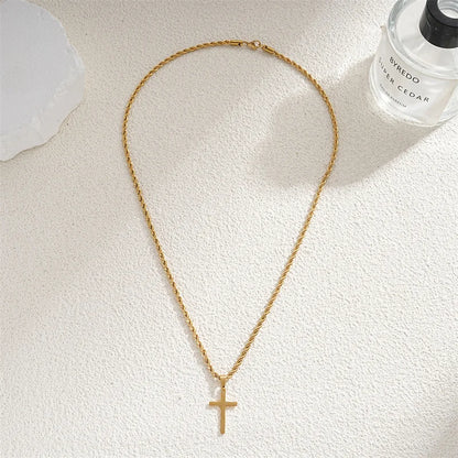 New Cross Pendant Necklace for Men & Women