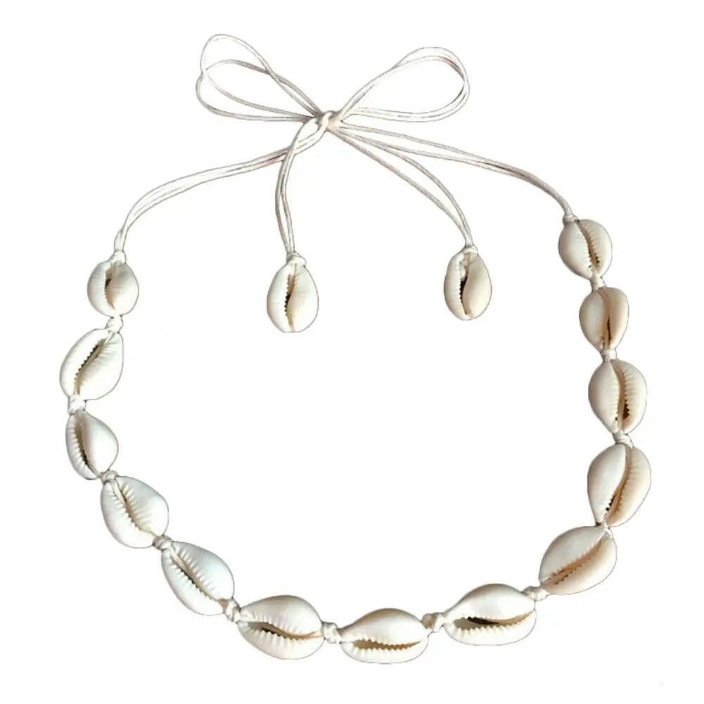 Boho Beach Bohemian Shell Choker Necklaces For Women