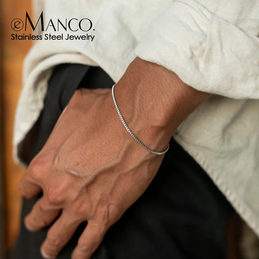 Charm Jewelry Gifts Minimalist Men's Bracelet