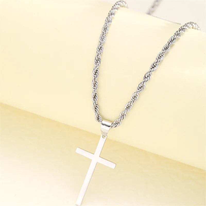New Cross Pendant Necklace for Men & Women